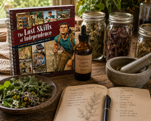 How to Make Your Own Respiratory Support Tincture
