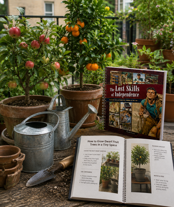 How to grow Dwarf Fruit Trees in a Tiny Space